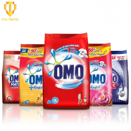 Xưởng sản xuất, in bao bì bột giặt bắt mắt, thu hút khách hàng