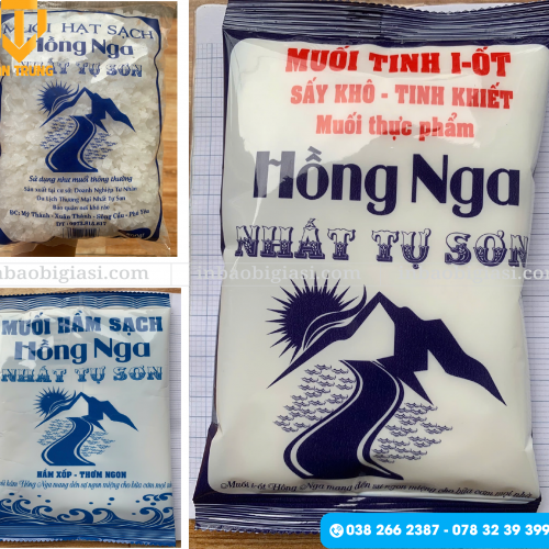 Xưởng Sản Xuất Bao Bì Đựng Muối - Free Thiết Kế