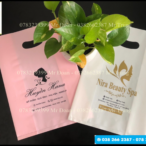 In Túi Ni Lông Đựng Mỹ Phẩm Cao Cấp