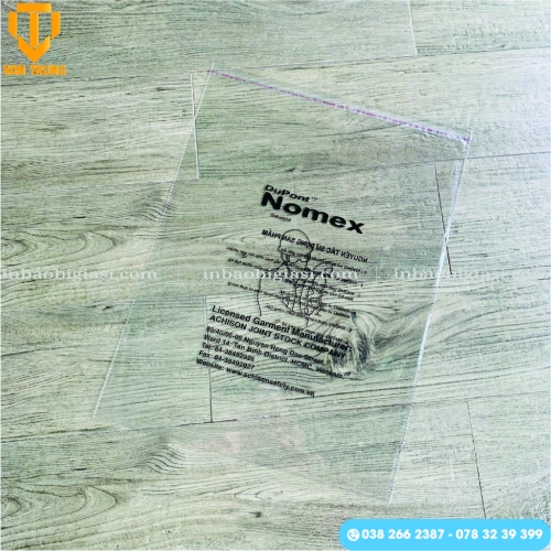 In túi nilon bóng kính