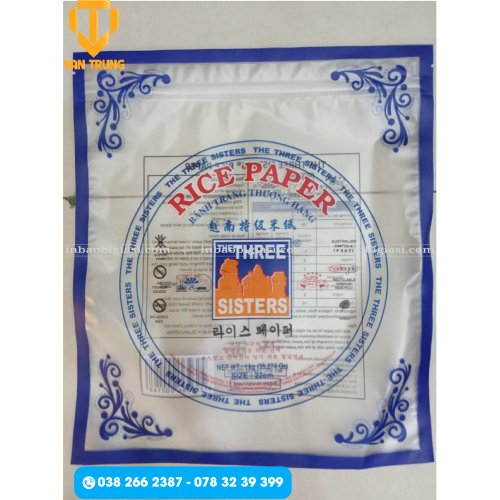 Xưởng sản xuất và In bao bì túi đựng bánh tráng HCM - Free thiết kế