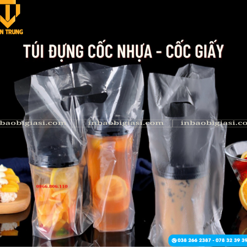 Túi 1ly, 2ly đựng trà sữa