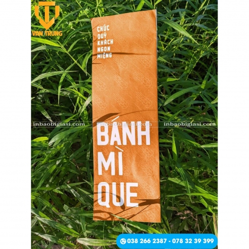 In túi giấy đựng bánh mì que giá rẻ