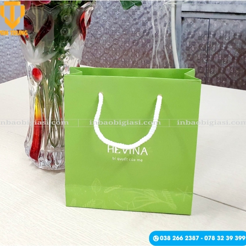 In ấn túi giấy đựng mỹ phẩm chất lượng sang trọng