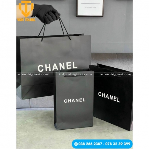 Mẫu túi giấy đựng nước hoa  sang trọng - Free Thiết kế