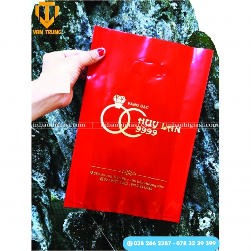 In Túi Ni Lông Cửa Hàng Vàng Bạc