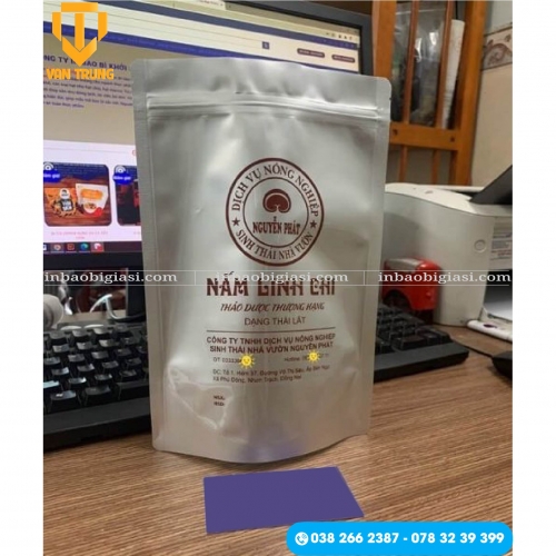 Túi zipper bạc 2 mặt chất lượng giá sỉ hiện nay