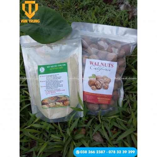 Túi zip bạc 500gr giá sỉ