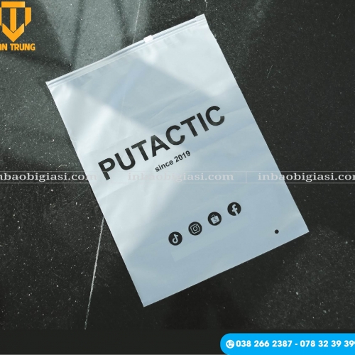 Xưởng sản xuất và in ấn túi zip lụa mờ