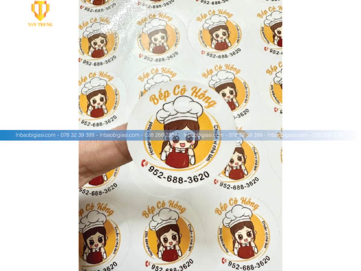 In tem nhãn dán theo yêu cầu