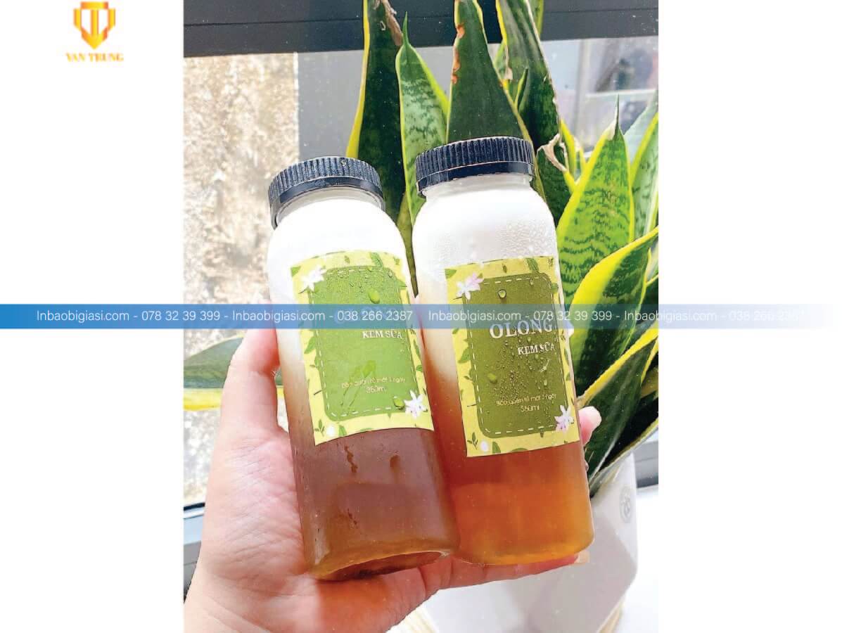 In tem dán chai nhựa