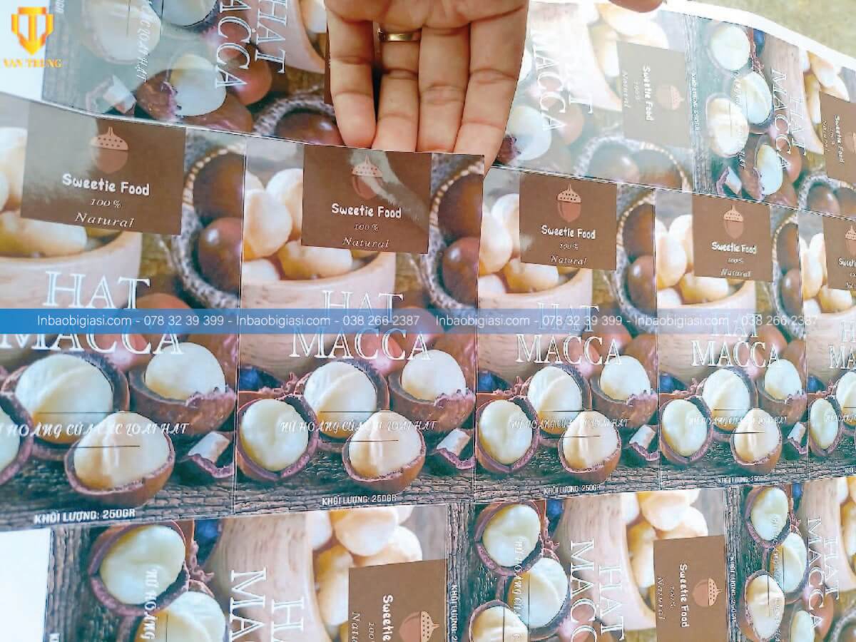In tem giấy giúp công bố chất lượng sản phẩm