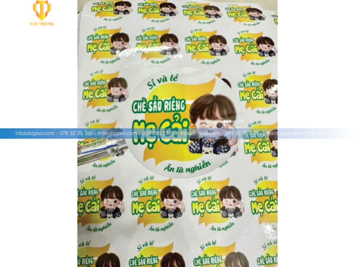 In tem nhãn dán giá rẻ