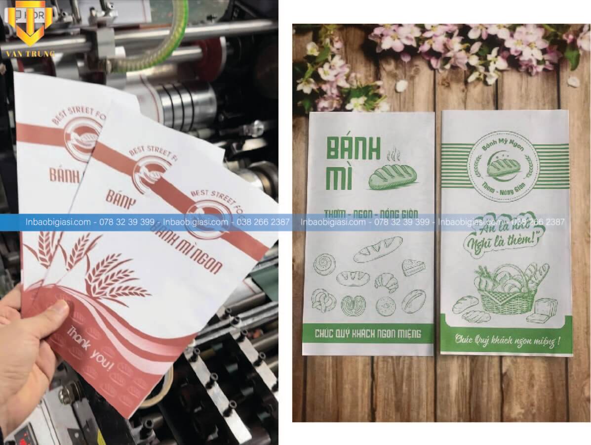 In túi bánh mì