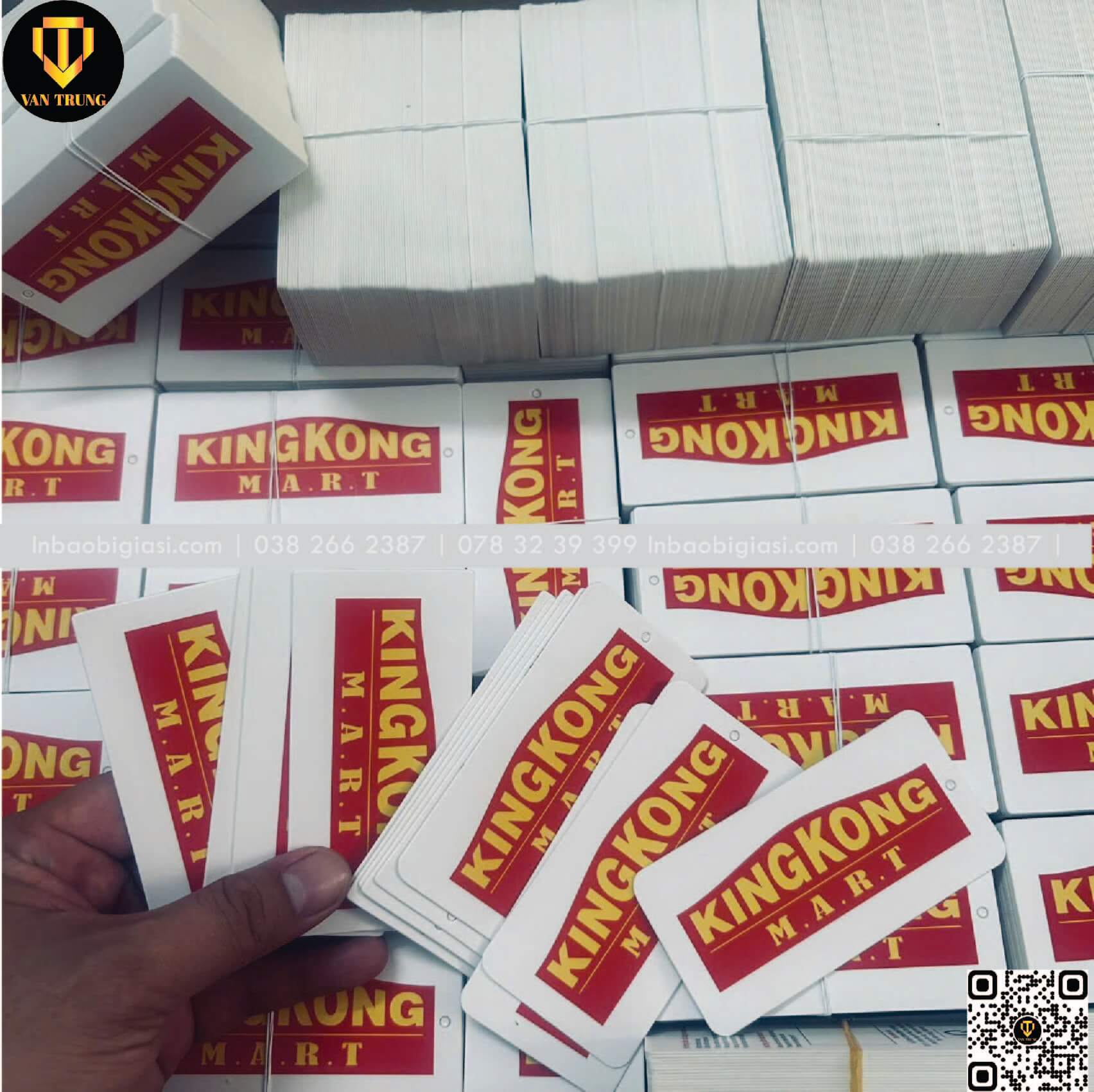 In ttag giấy hiệu King Kong