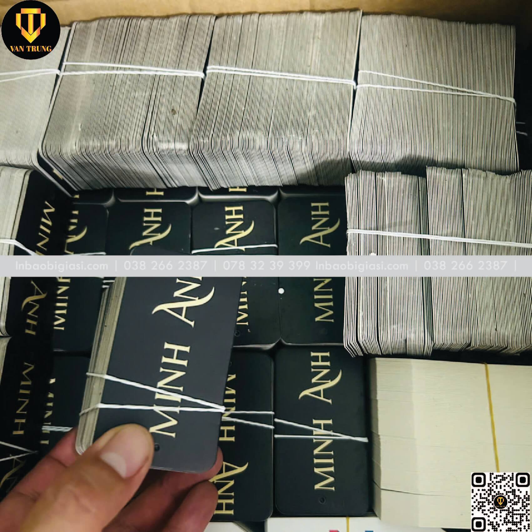 In tag giấy hiệu Minh Anh