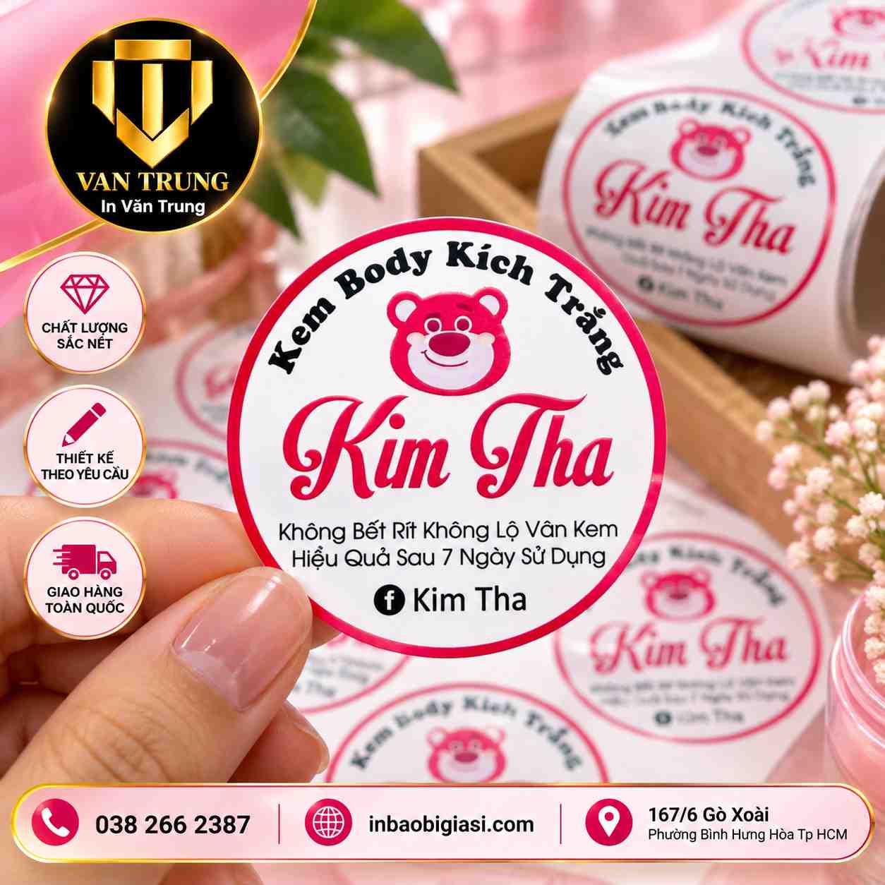 In tem dán giấy theo yêu cầu hcm