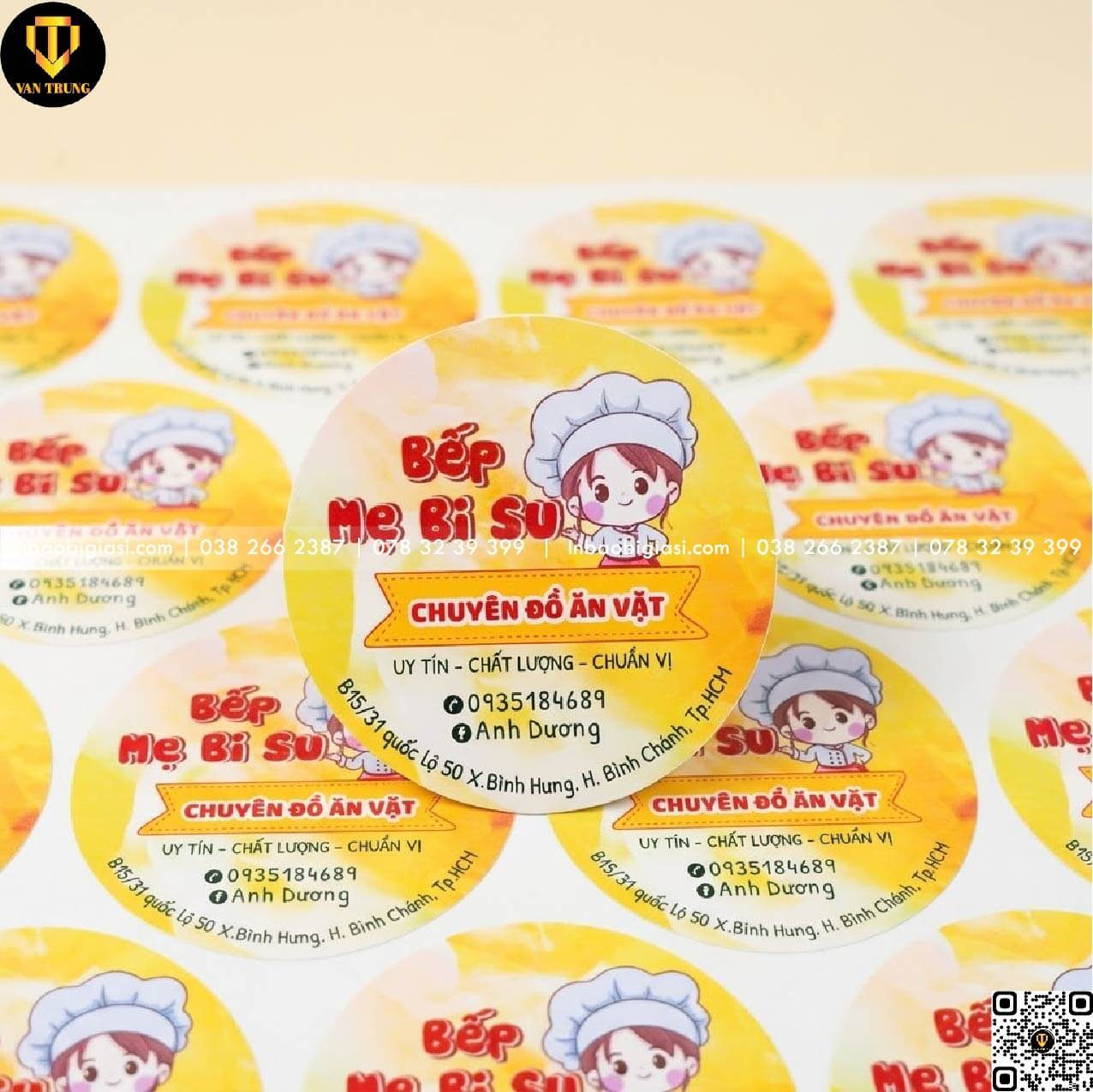 In tem nhãn dán số lượng ít vẫn có giá rẻ