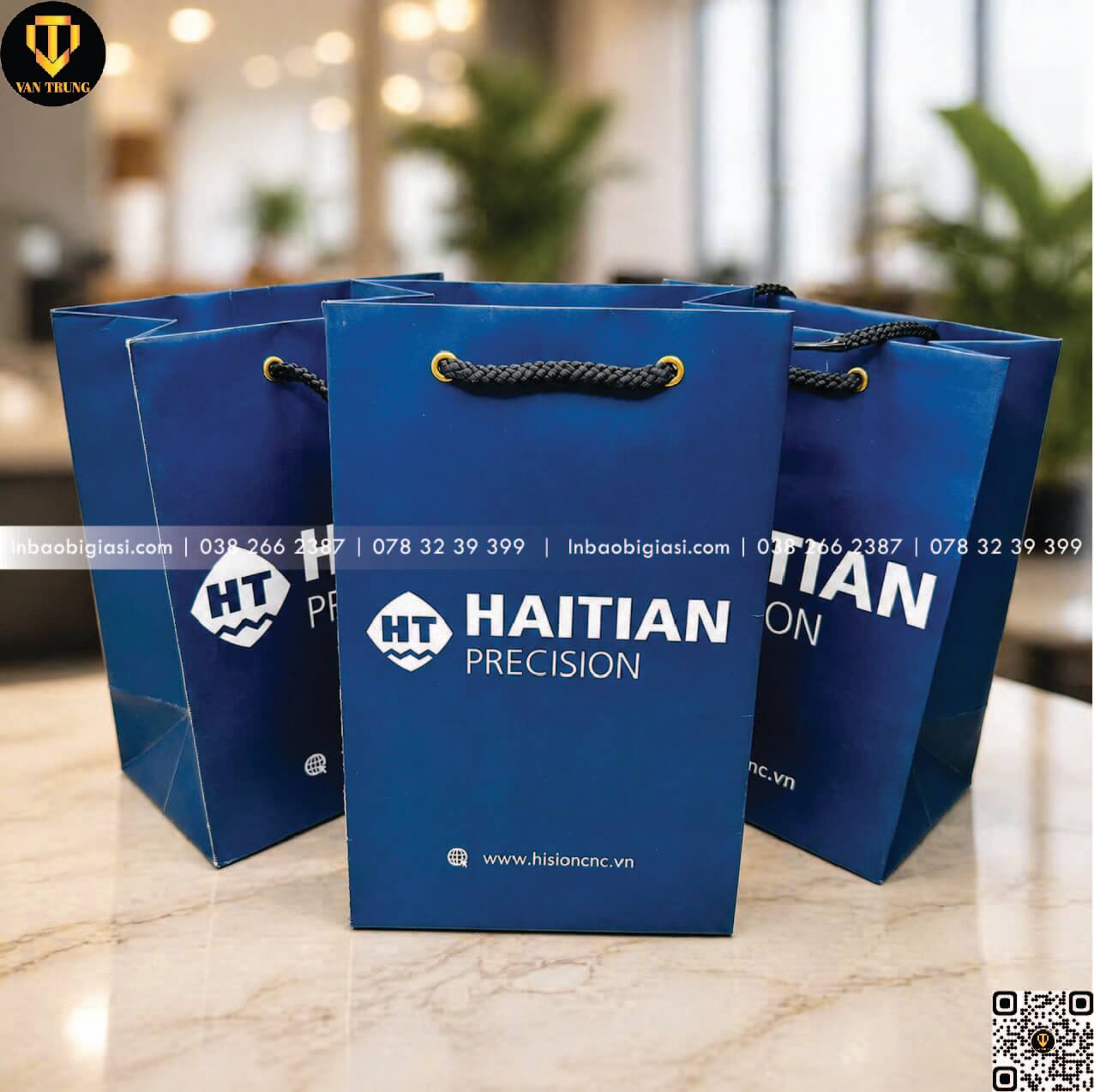 In túi giấy thương hiệu Haitian