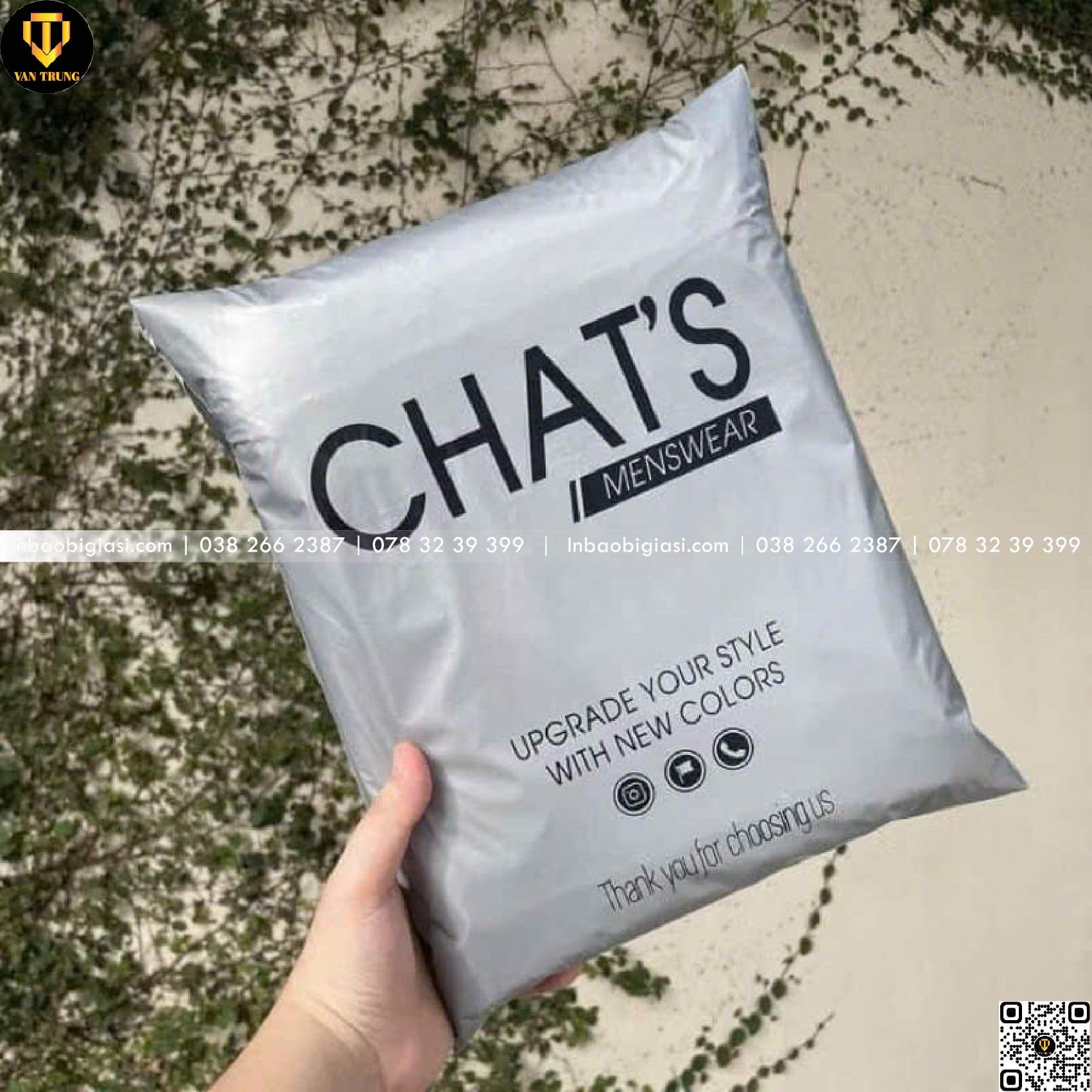 In túi gói hàng niêm phong