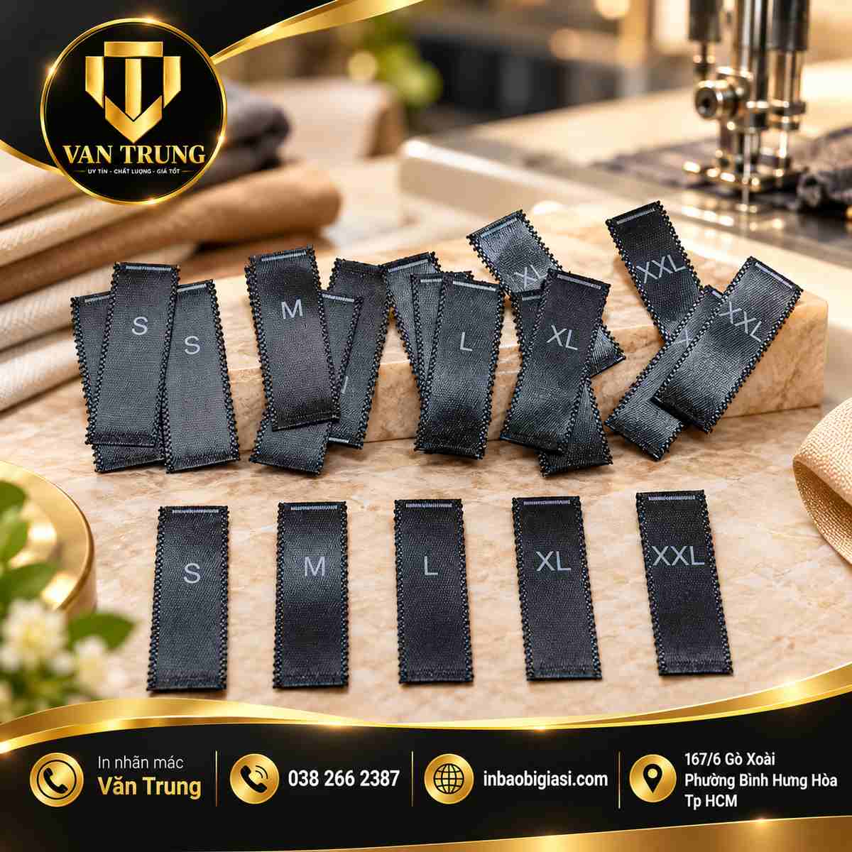 Mác phụ S M L 