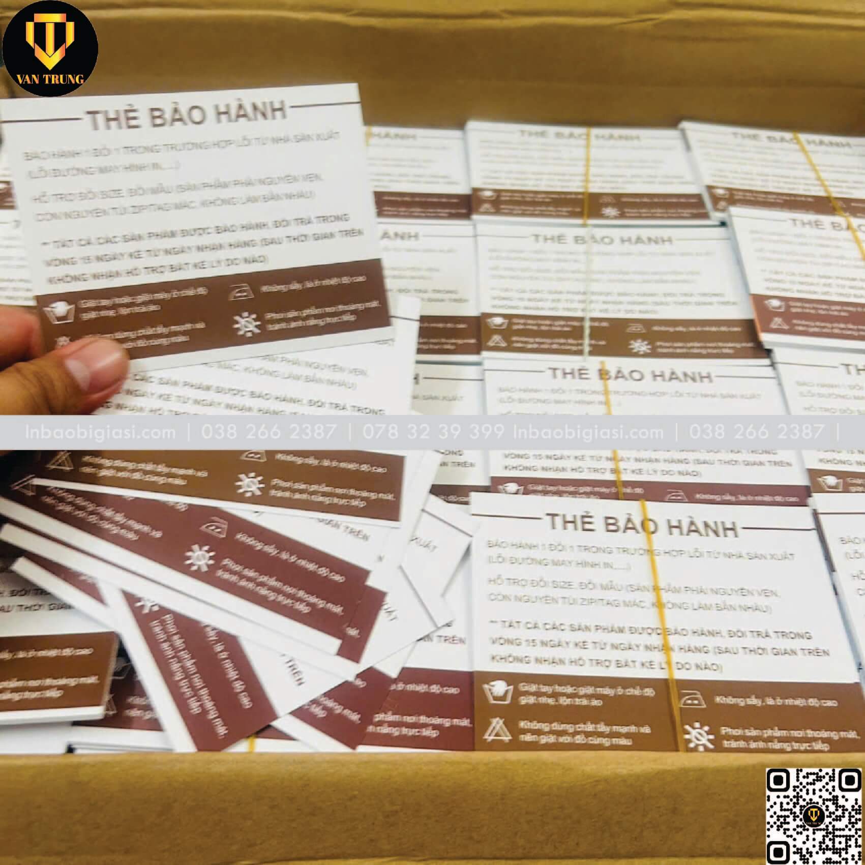 In thẻ bảo hành