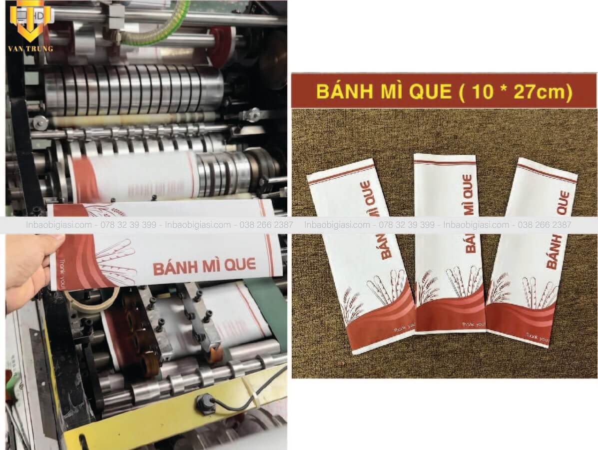 Xưởng sản xuất túi bánh mì que