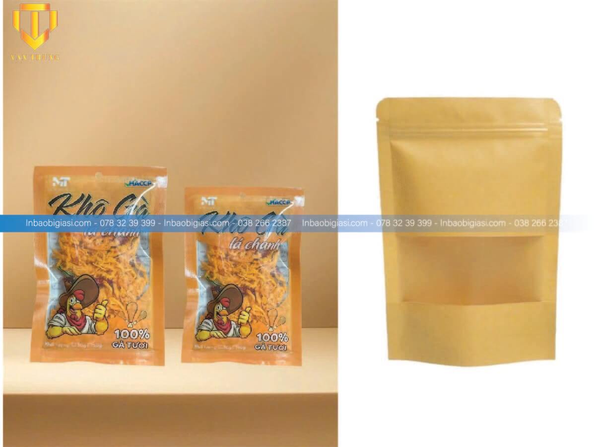 Túi giấy đựng khô bò giá rẻ