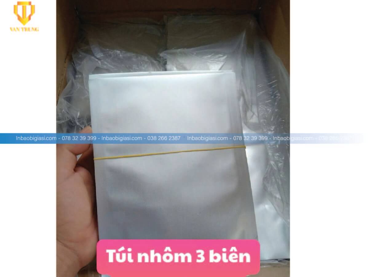 Túi nhôm 3 biên hcm