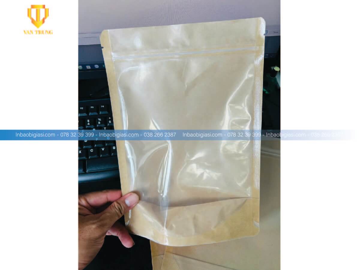 Túi zip kraft