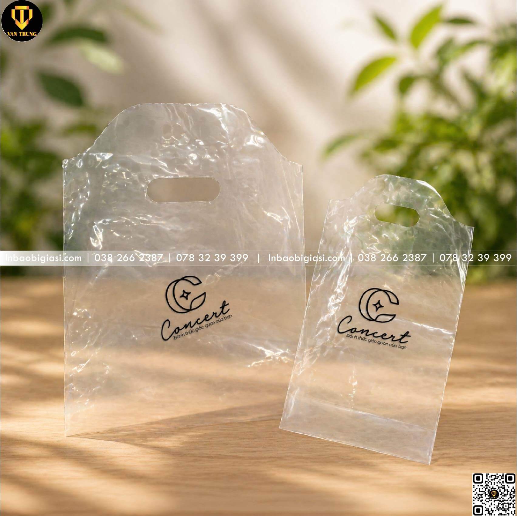 In túi đựng trà sữa