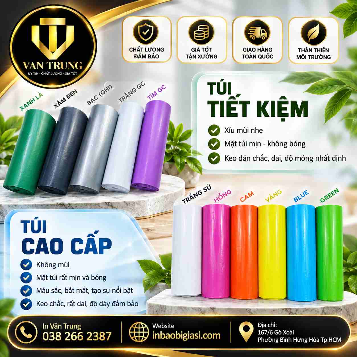 Túi gói hàng niêm phong giá rẻ
