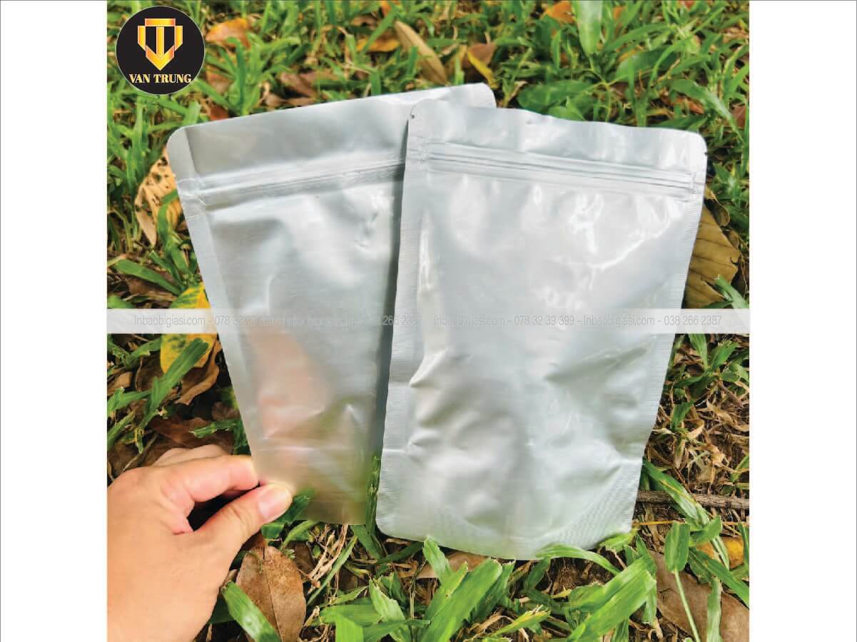 Túi zipper bạc giá sỉ