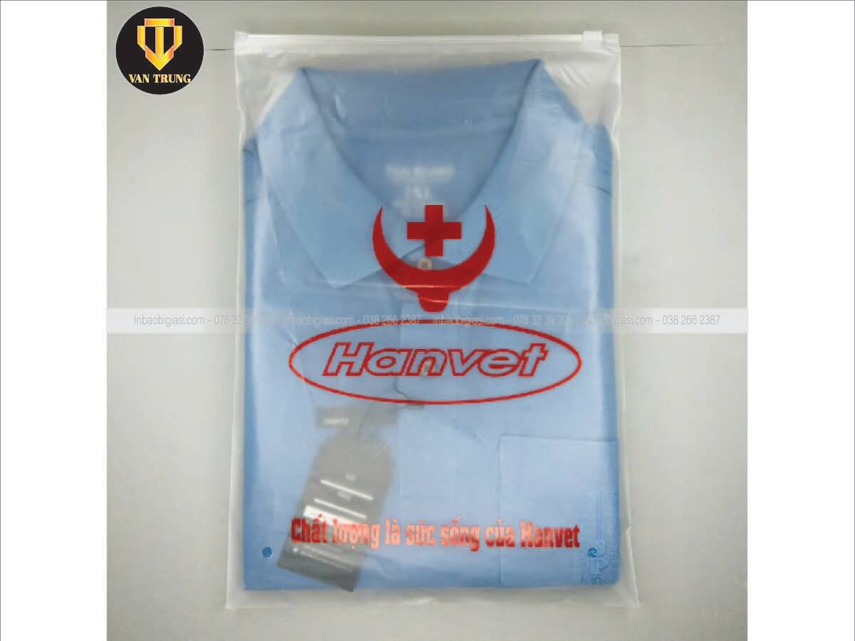 Túi zipper đựng quần áo hcm