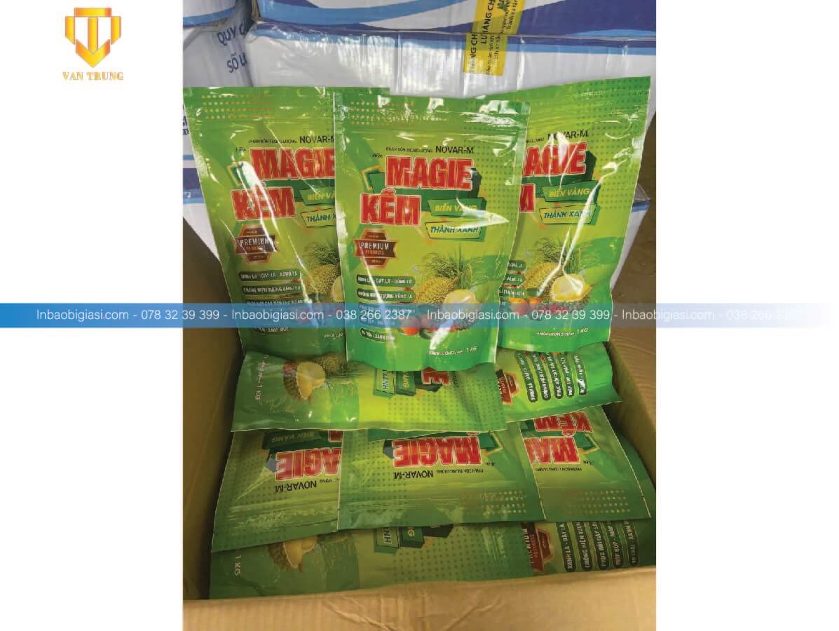 Bao bì phân bón tưới cây