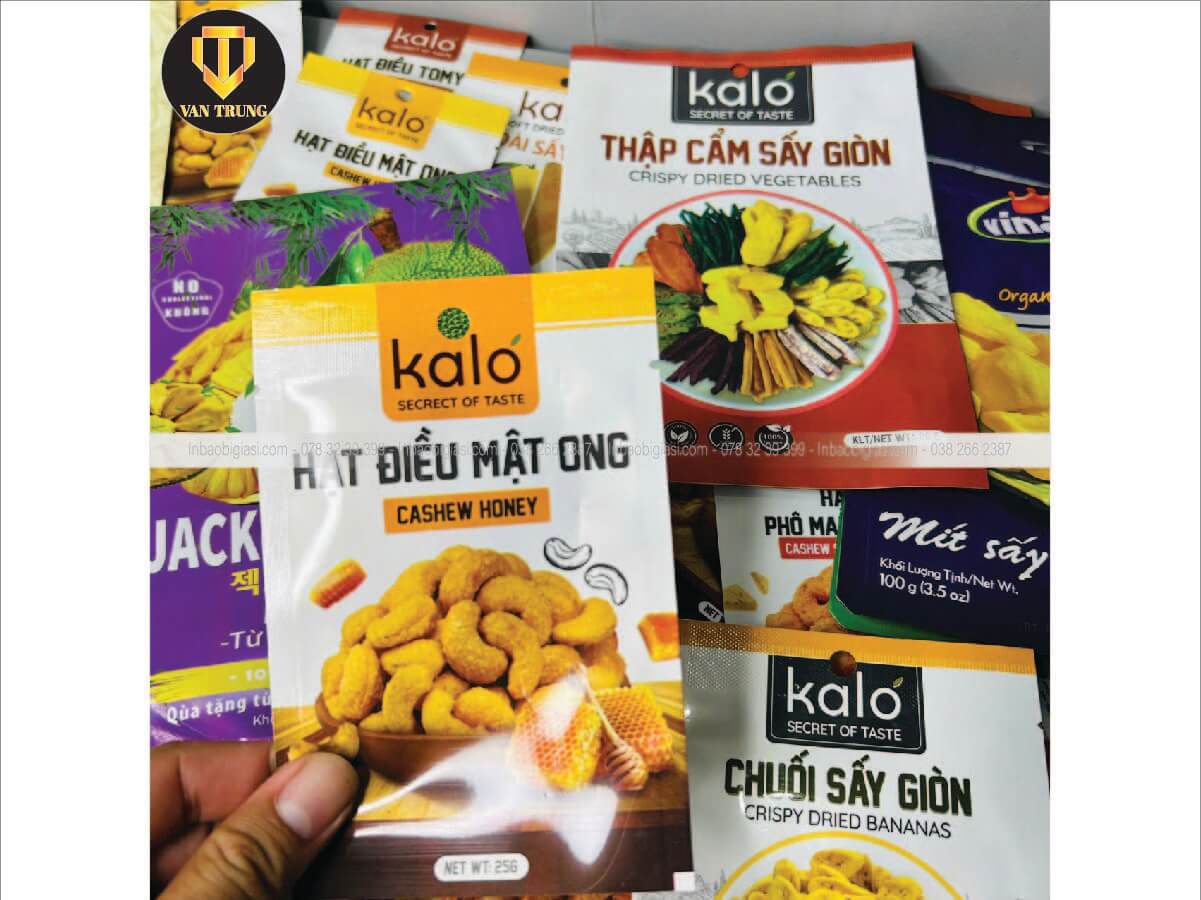 Bao bì trái cây sấy đẹp