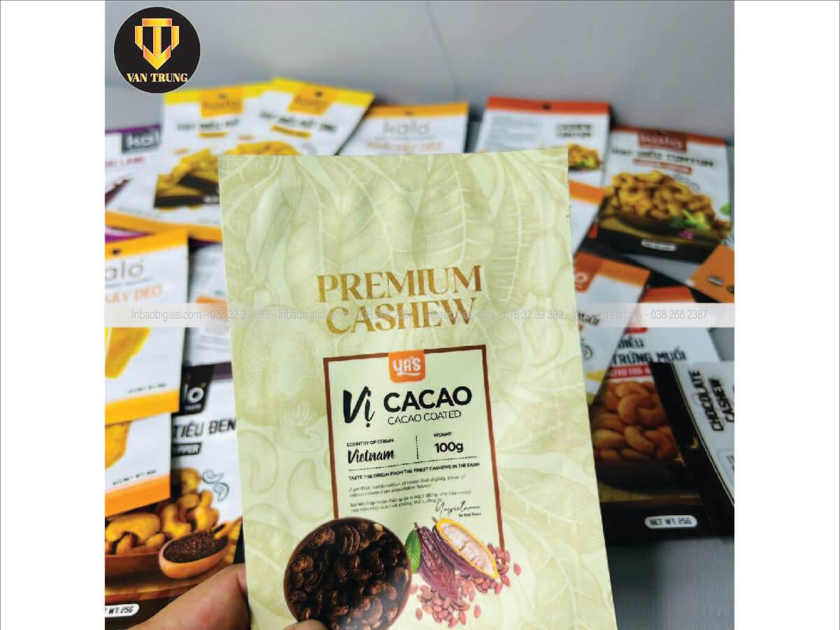 Bao  bì túi đựng trái cây sấy