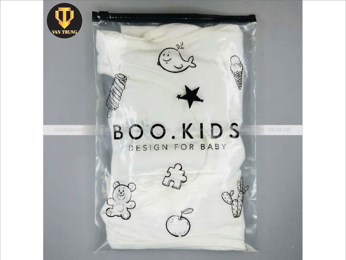 Bao bì túi zip shop quần áo