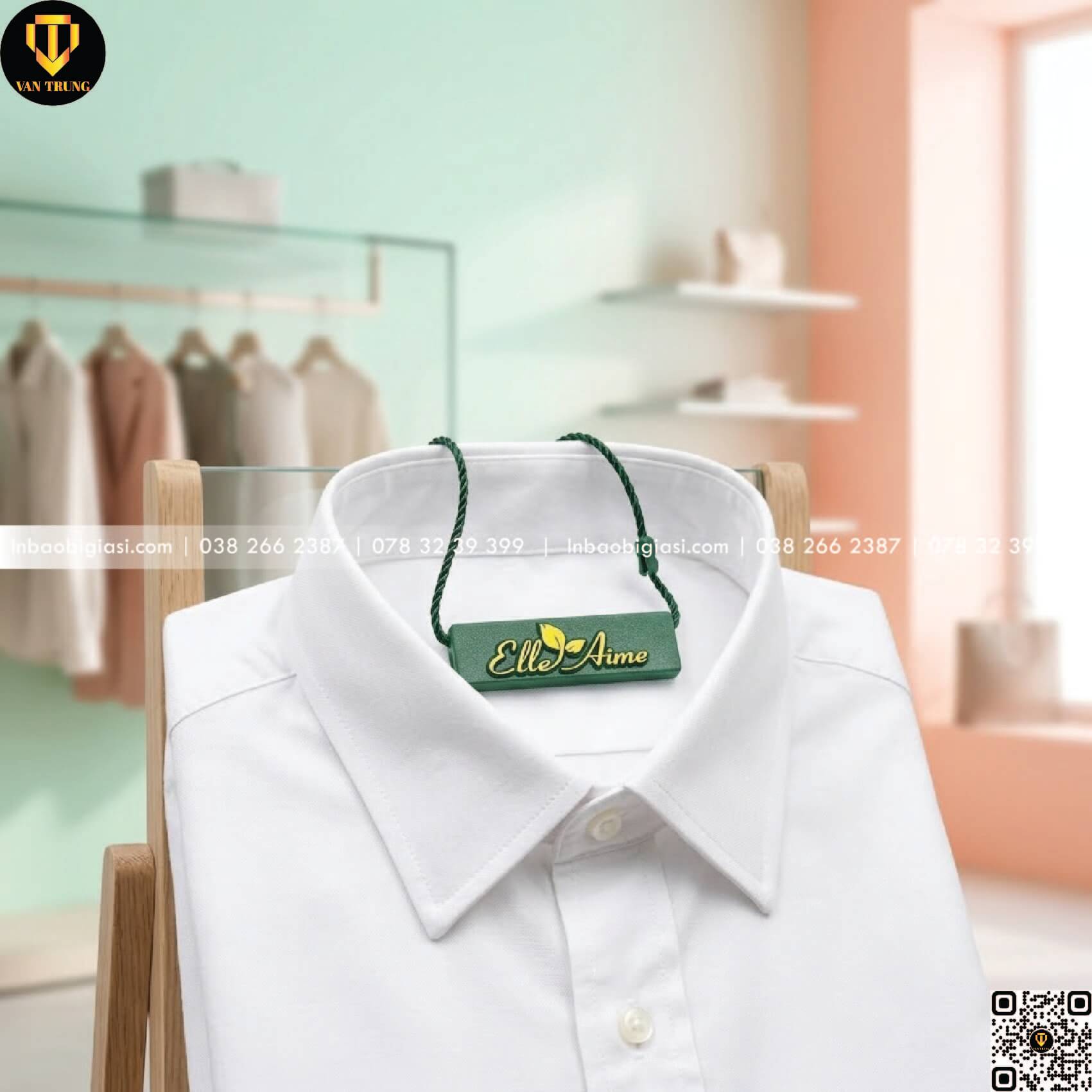 Dây treo nhãn hiệu loại ellen