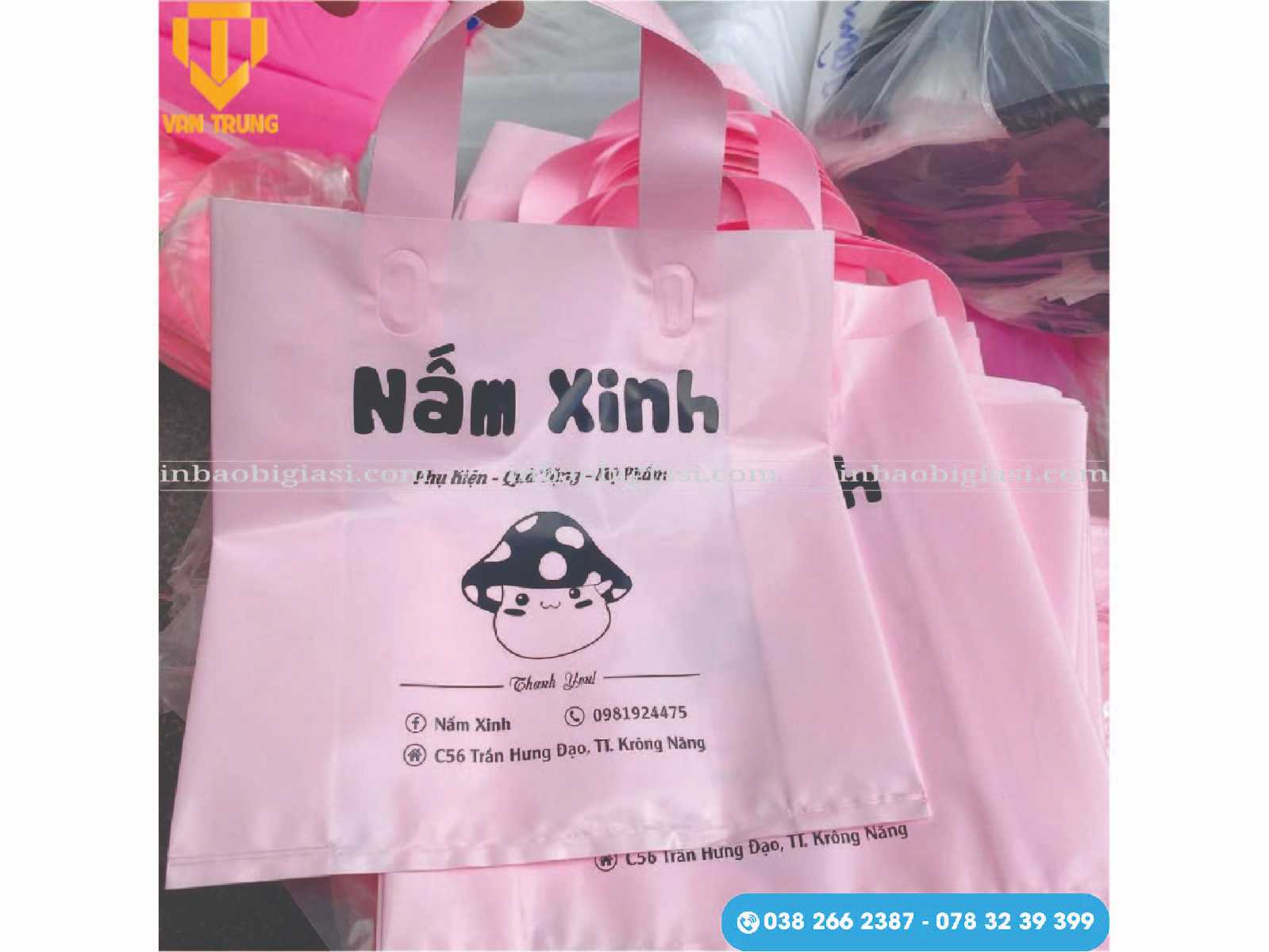 in logo len tui nilon gia tan xuong mien nam