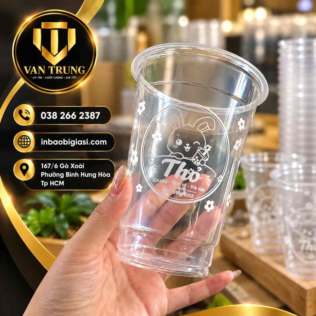 In ly nhựa PP theo yêu cầu