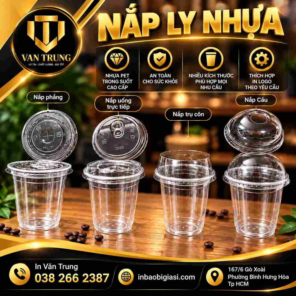Nắp ly nhựa