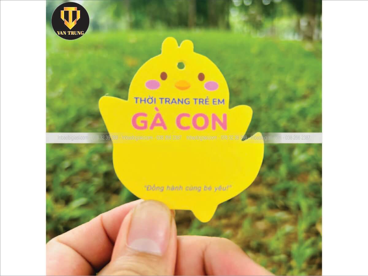 In nhãn mác quần áo cao cấp theo mẫu
