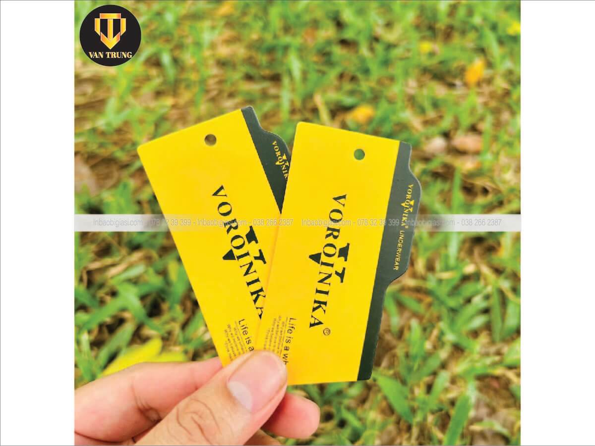 In tag giấy dành cho đồ thể thao