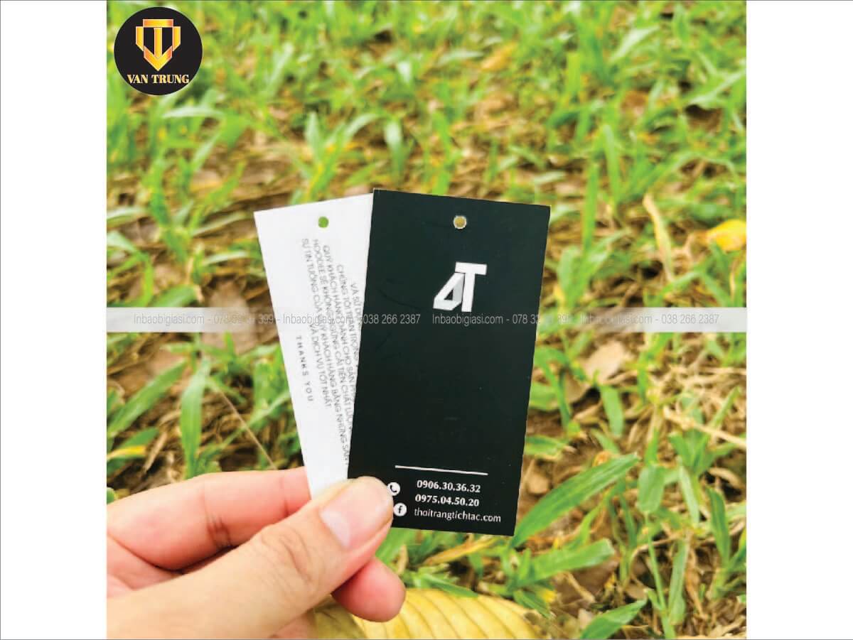 In tag giấy theo mẫu riêng