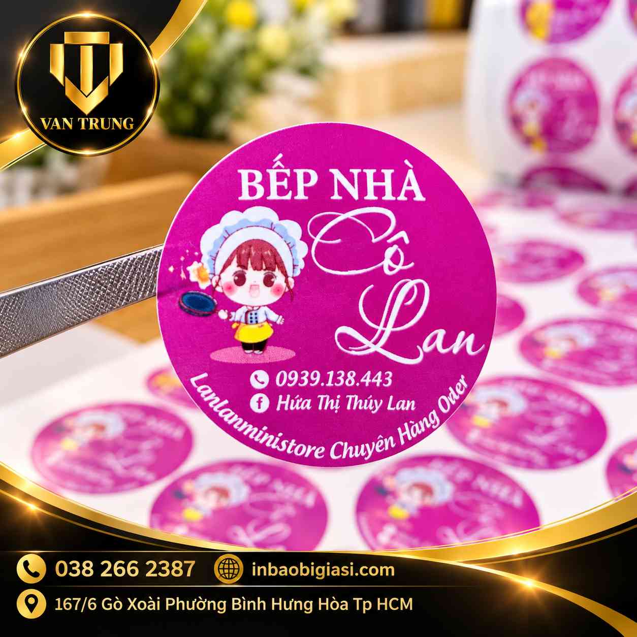 In tem decal theo yêu cầu số lượng ít giá rẻ