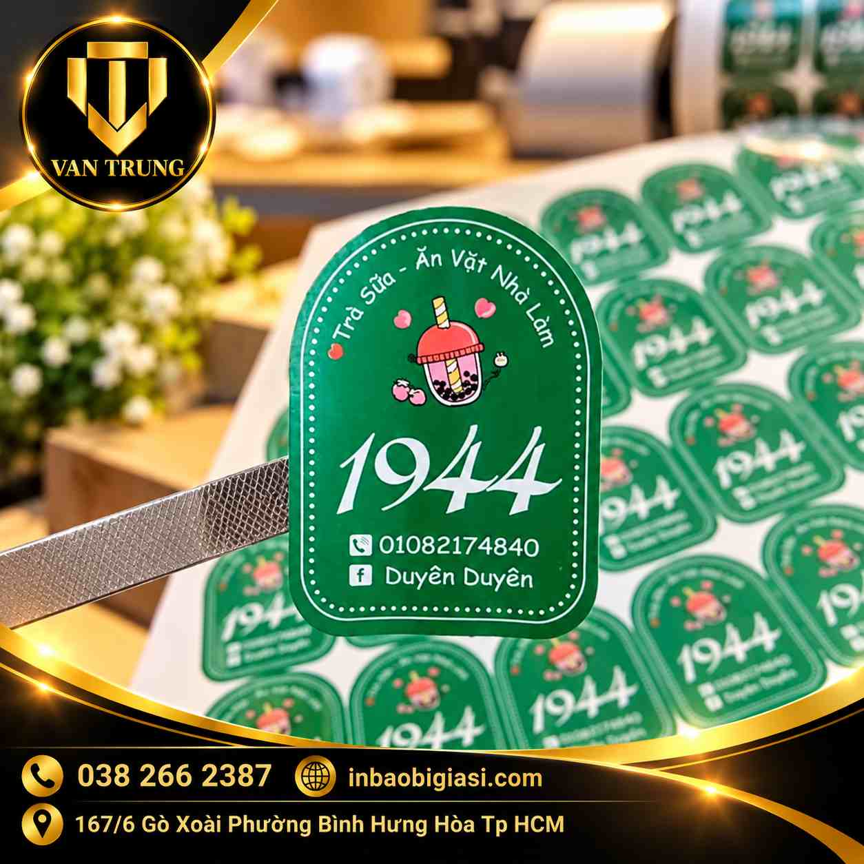 Các loại hình dáng decal dán