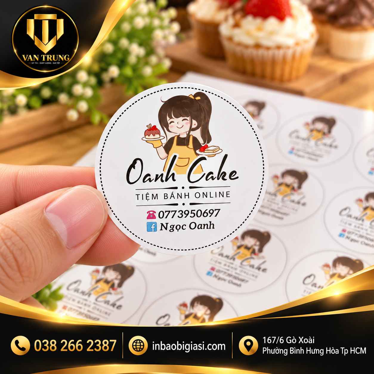 in tem decal dán cho tiệm trà sữa