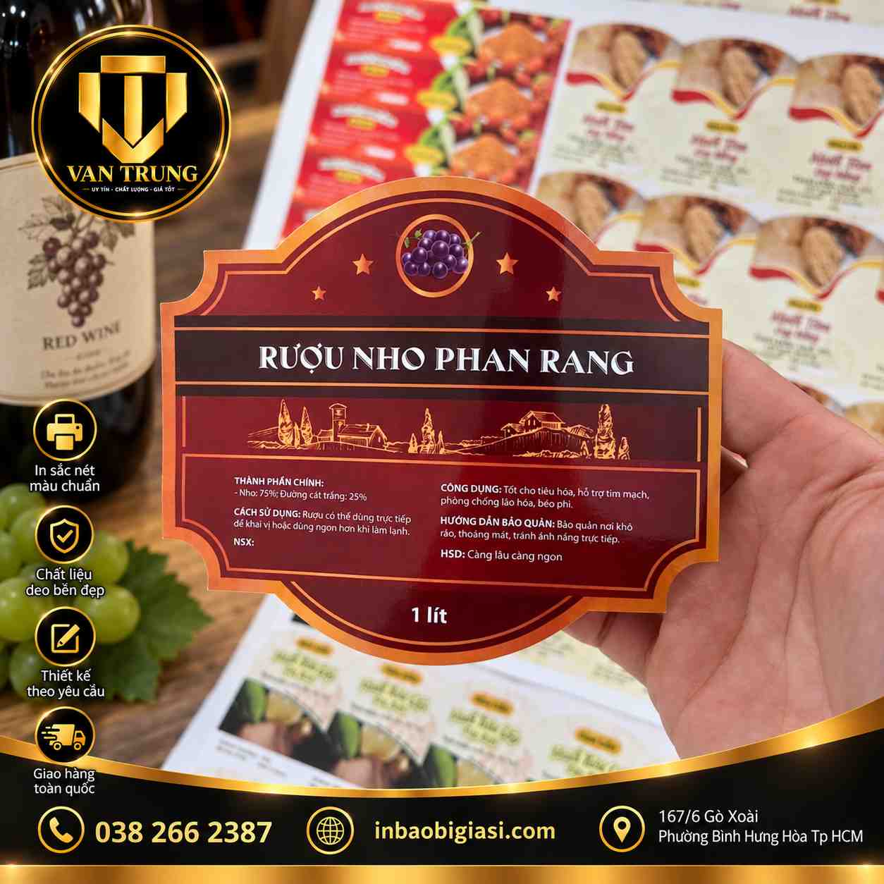 In tem decal dán rượu