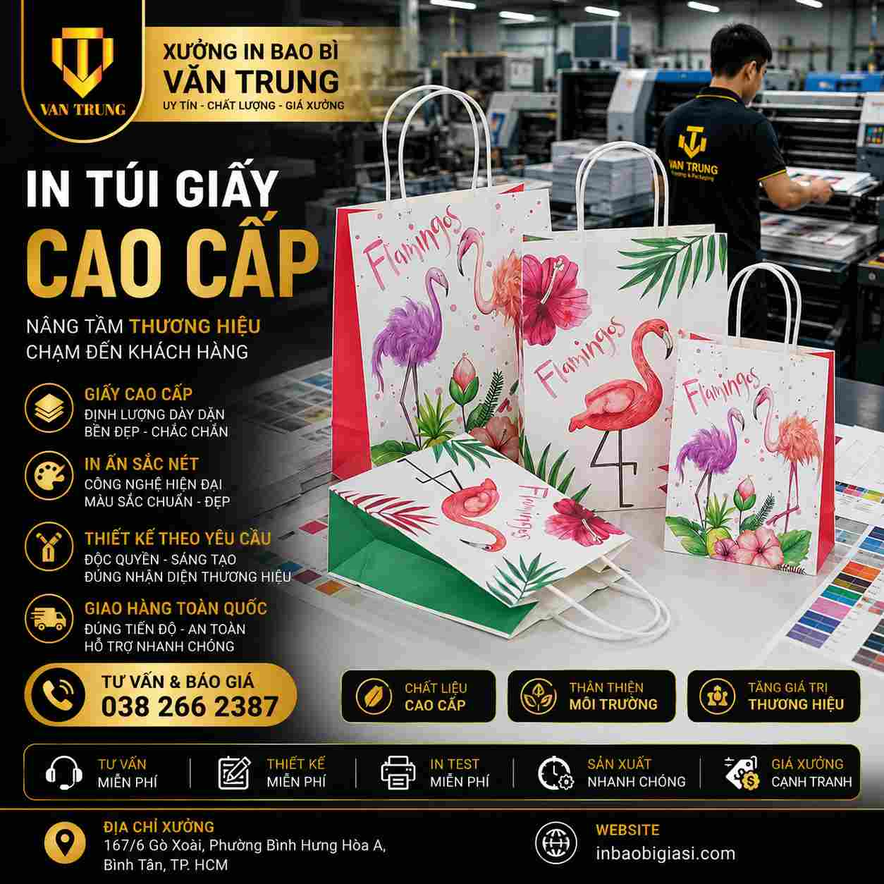 In túi giấy cao cấp